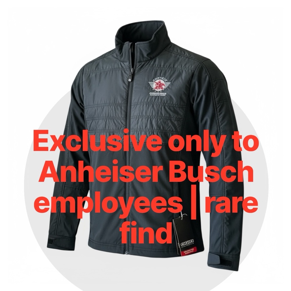 Rare OGIO Anheuser-Busch Branded Endurance/Performance Jacket - Picture 3 of 12